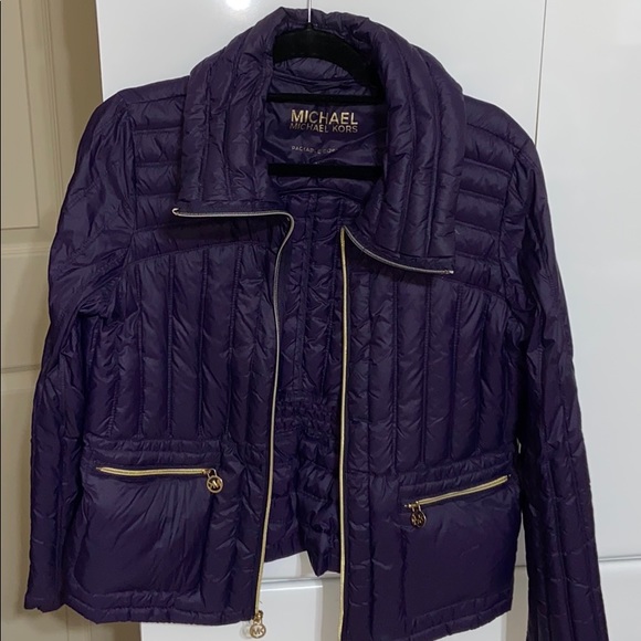 MICHAEL Michael Kors Jackets & Blazers - MICHAEL by Michael Kors Lightwt Thin Puffer Jacket